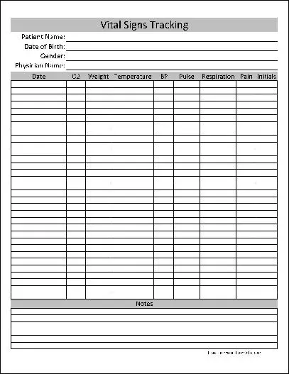Patient Tracking Excel Template from www.formville.com
