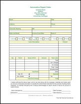 Free motorcycle repair order forms